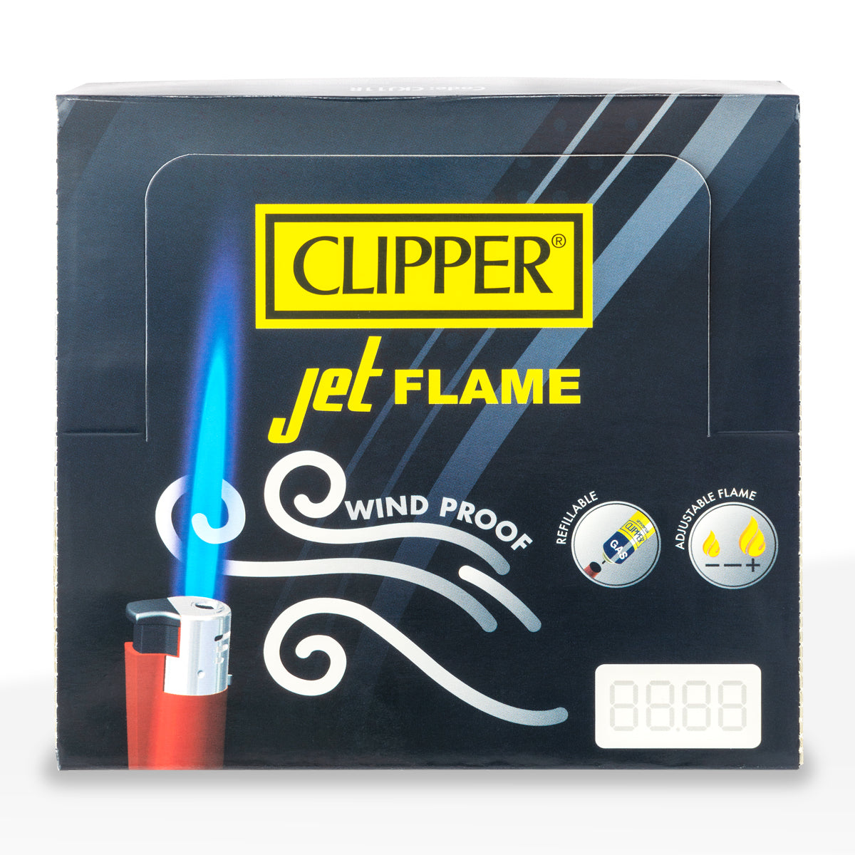Clipper® Lighters | Solid Jet Flame | 48 Count - Biohazard Inc