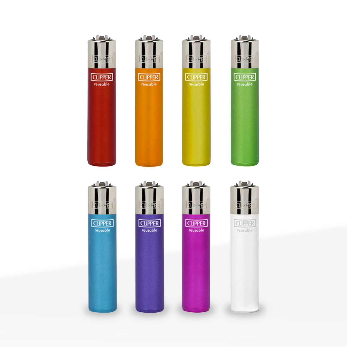 Clipper® Lighters | Crystal Rainbow Lighters | 48 Count - Biohazard Inc
