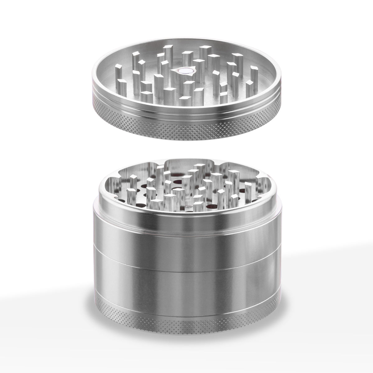 Herb Grinder | 4 Piece Magnetic | 2.5" / 63mm - Aluminum