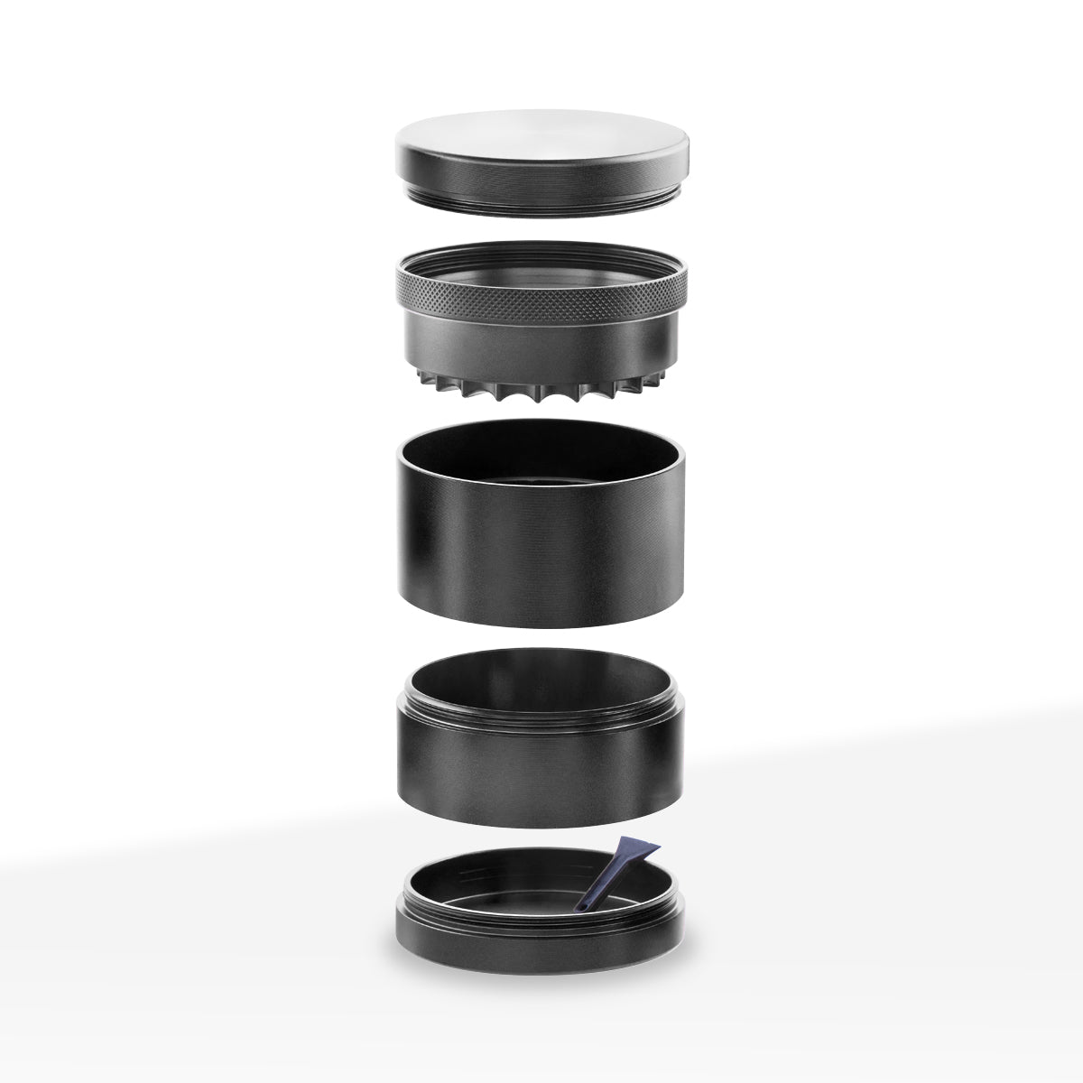 Herb Grinder | 5 Piece Toothless | 2.5" / 63mm - Aluminum