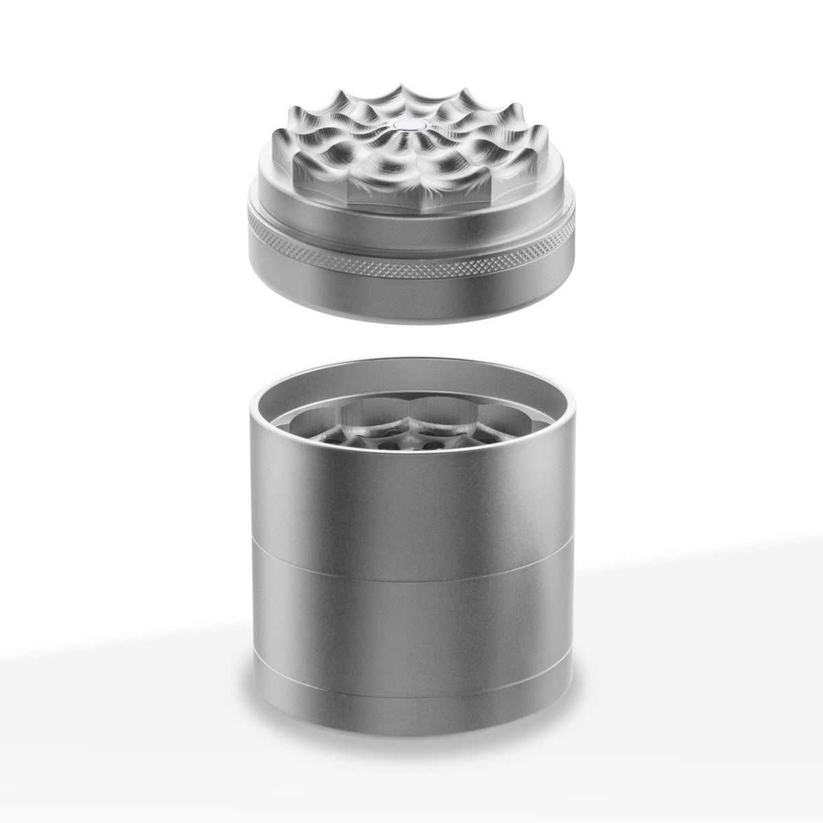 Herb Grinder | 4 Piece AI Designed Toothless | 2.5" / 63mm - Aluminum