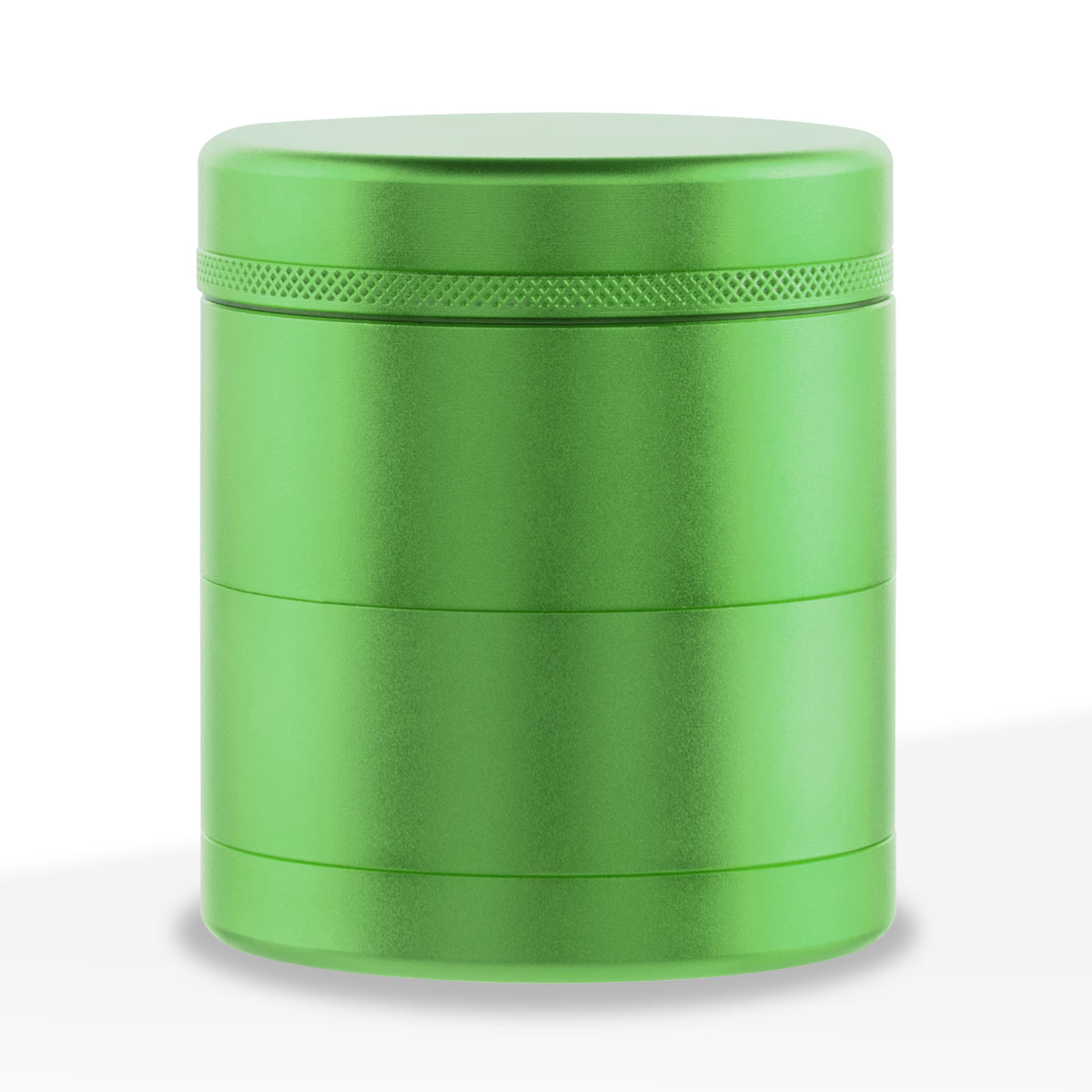 BIO Glass Herb Grinder | 5 Piece Webbed Toothless | 2.5" / 63mm - Aluminum