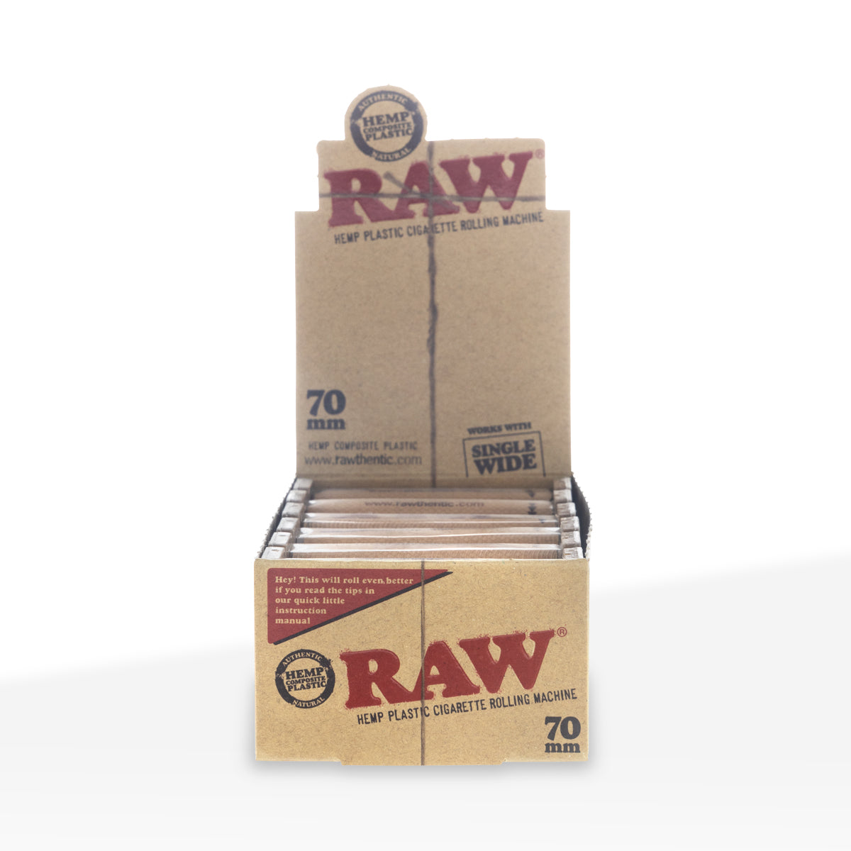 RAW® | 'Retail Display' Rolling Machine | 70mm - 12 Count Rolling Machine Raw
