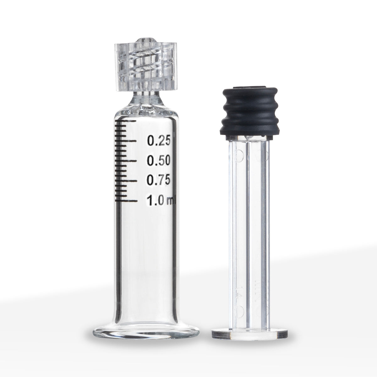 Luer Lock | Concentrate Glass Syringe | 1mL - 0.25mL Increments - 100 Count