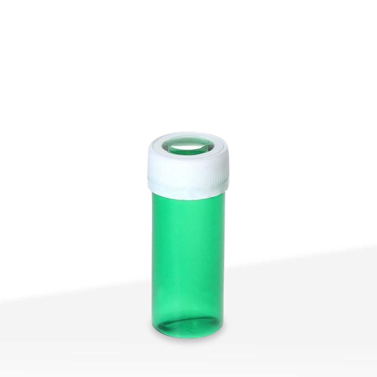 Magnijar | Plastic Vials w/ Magnifying Lens on Caps | 16 Dram - 300 Count - Various Colors