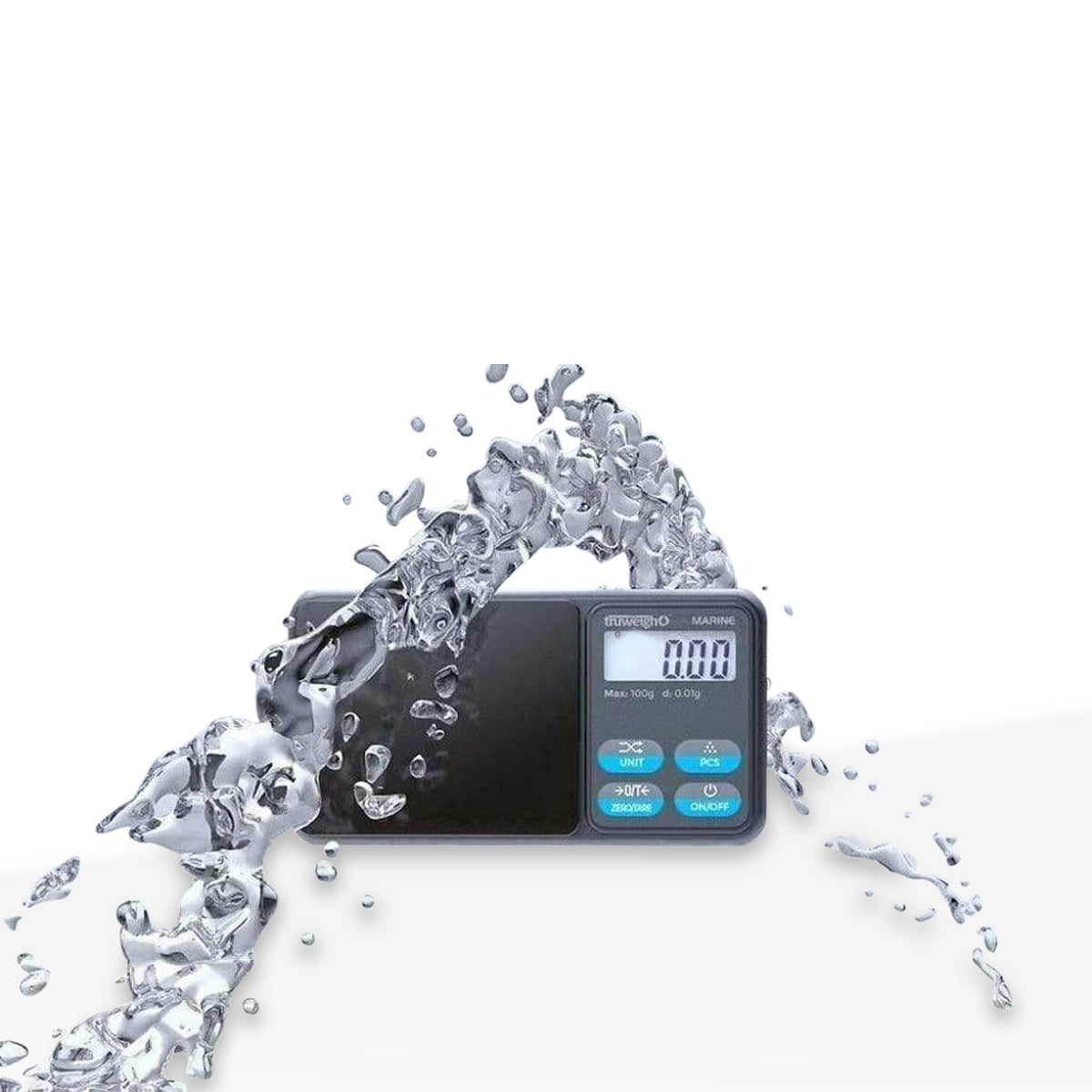 Truweigh | IP65 Washdown Digital Scale | 100g Capacity - 0.1g Readability