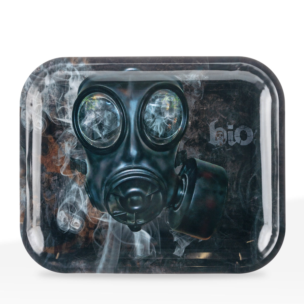 BIO Rolling Tray | Gas Mask | Large - Metal