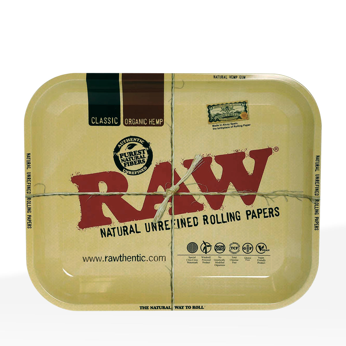 RAW® | 'Classic Logo' Rolling Tray | Various Sizes - Metal