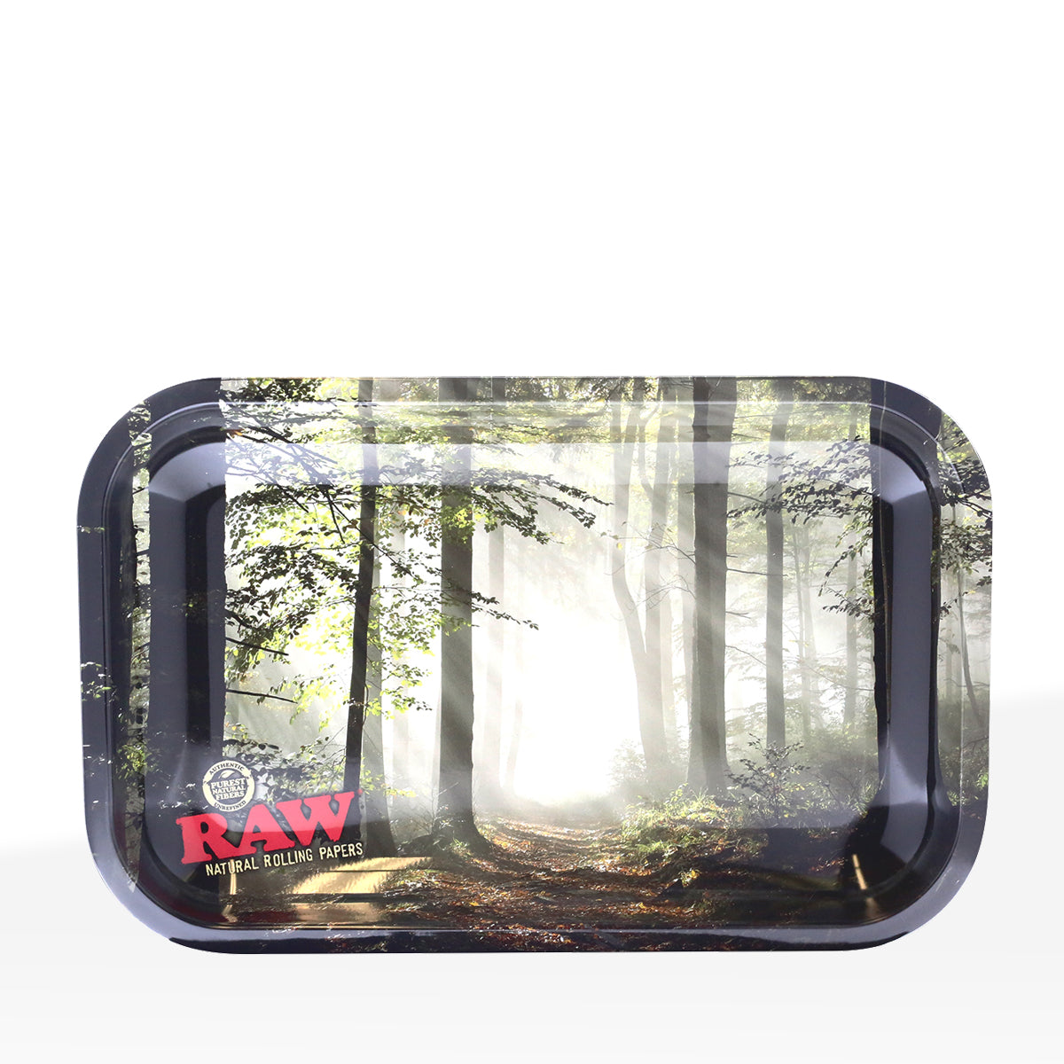 RAW® | 'Smokey Forest' Rolling Tray | Various Sizes - Metal