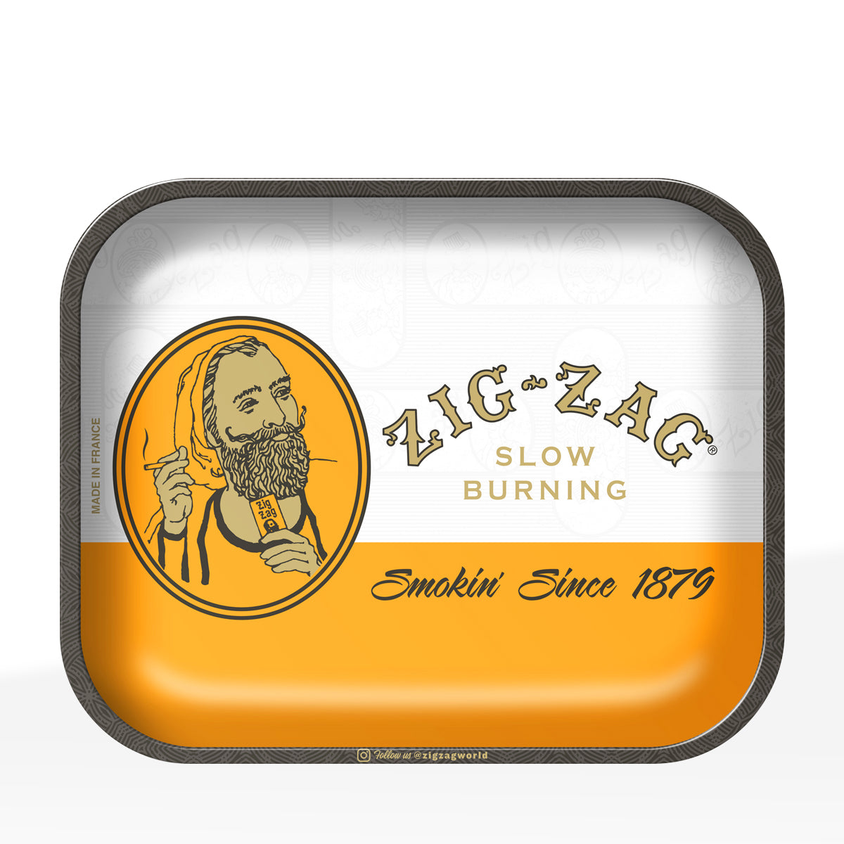 Zig-Zag® Rolling Tray | 'Classic Orange' | Various Sizes - Metal