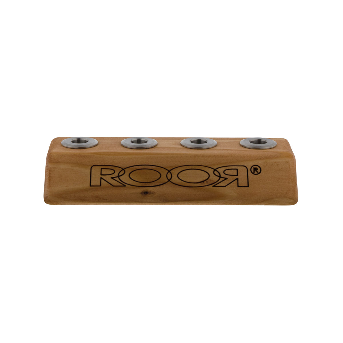 RooR® | Wooden Bowl Holder | 14mm - 4 Holder - Light Wood