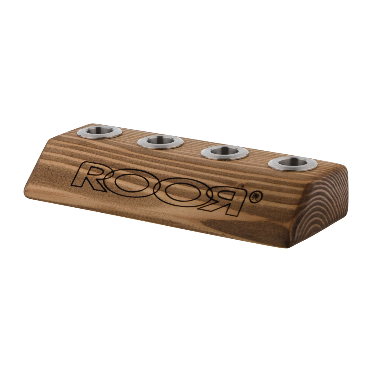 RooR® | Wooden Bowl Holder | 19mm - 4 Holder - Dark Wood