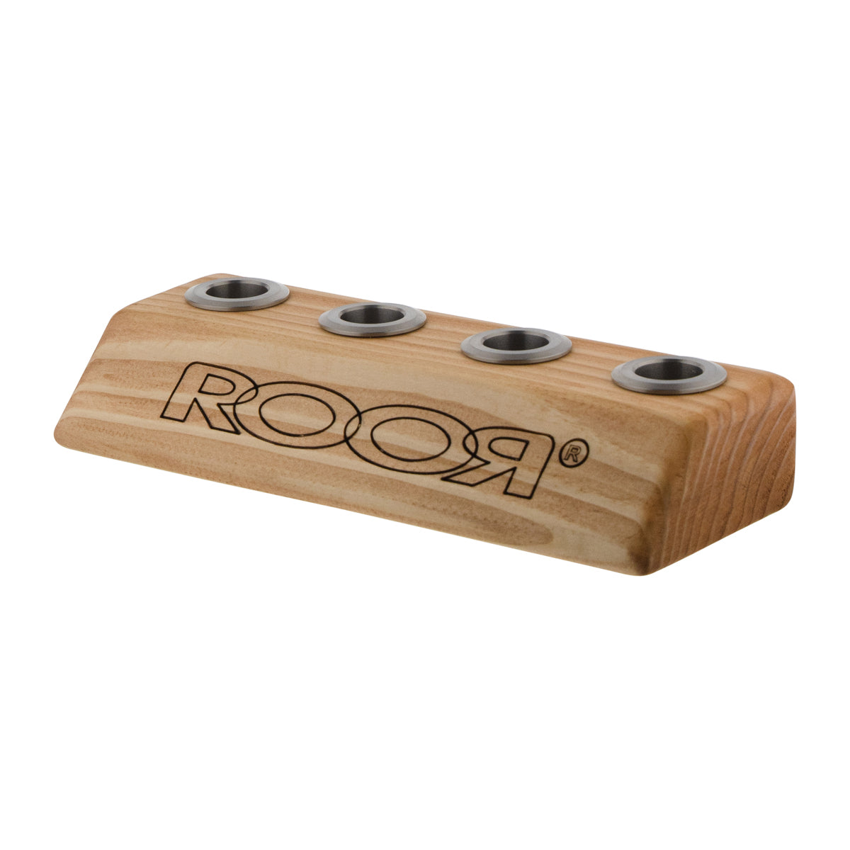 RooR® | Wooden Bowl Holder | 19mm - 4 Hole - Light Wood