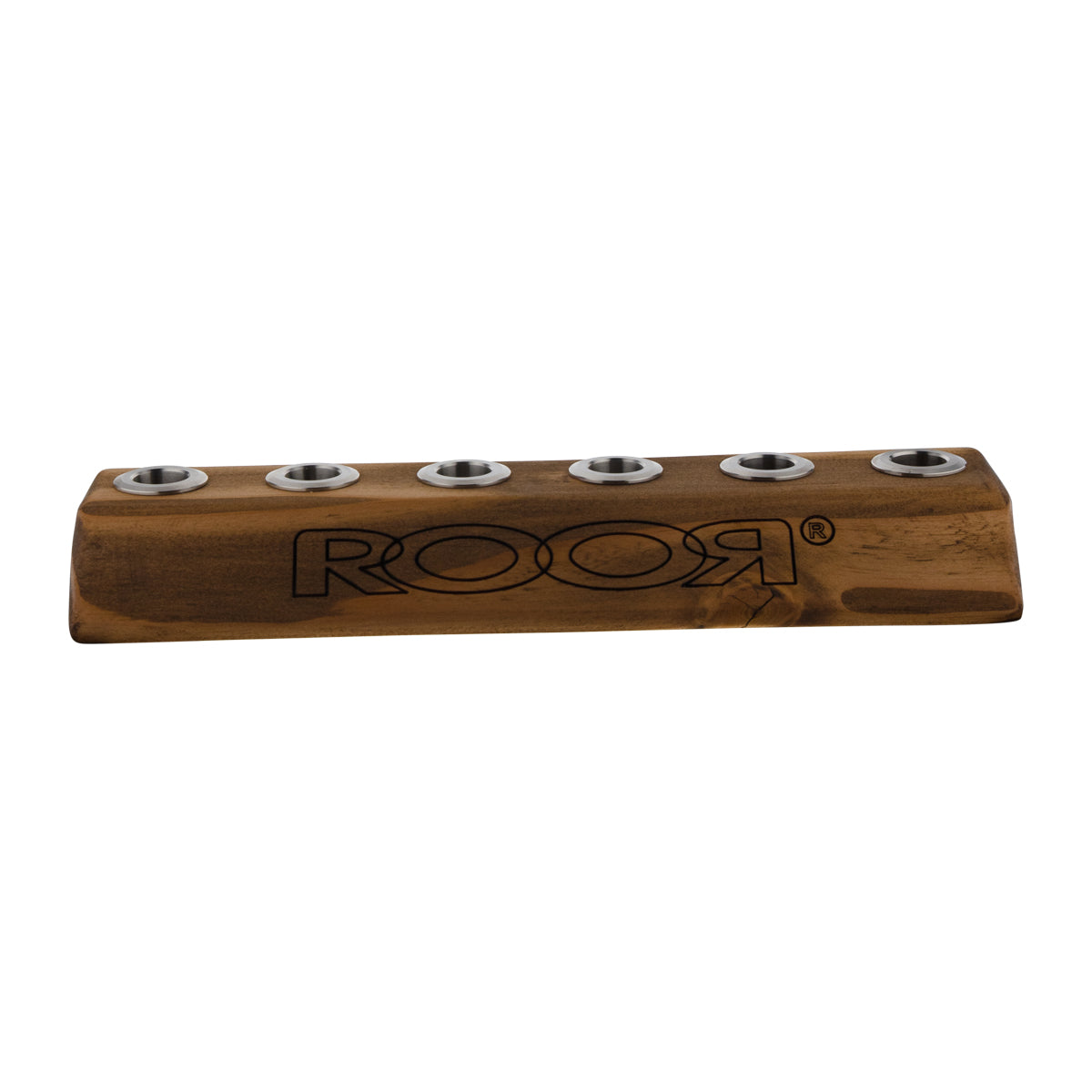 RooR® | Wooden Bowl Holder | 19mm - 6 Hole - Dark Wood