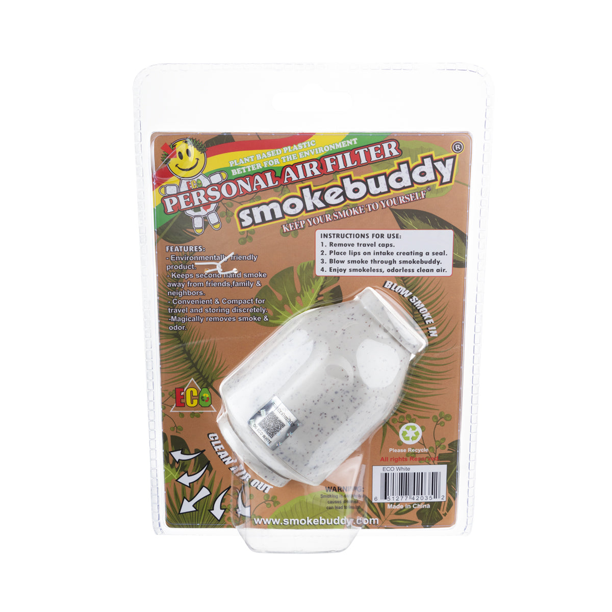 Smoke Buddy | Eco - White