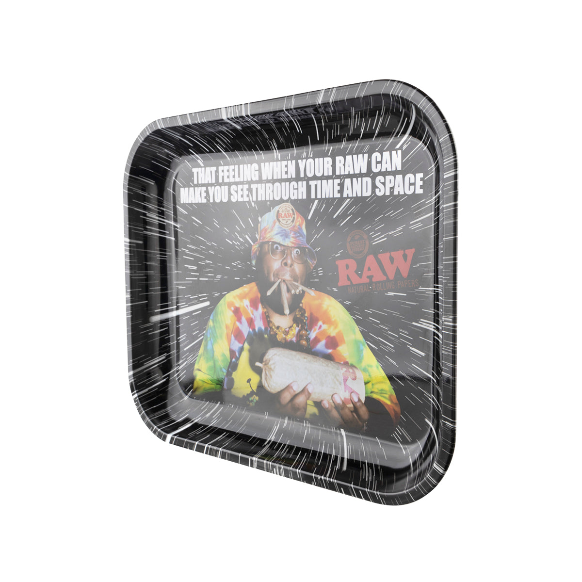 RAW® | 'OPPS' Rolling Tray | Large - 13" x 11" - Metal