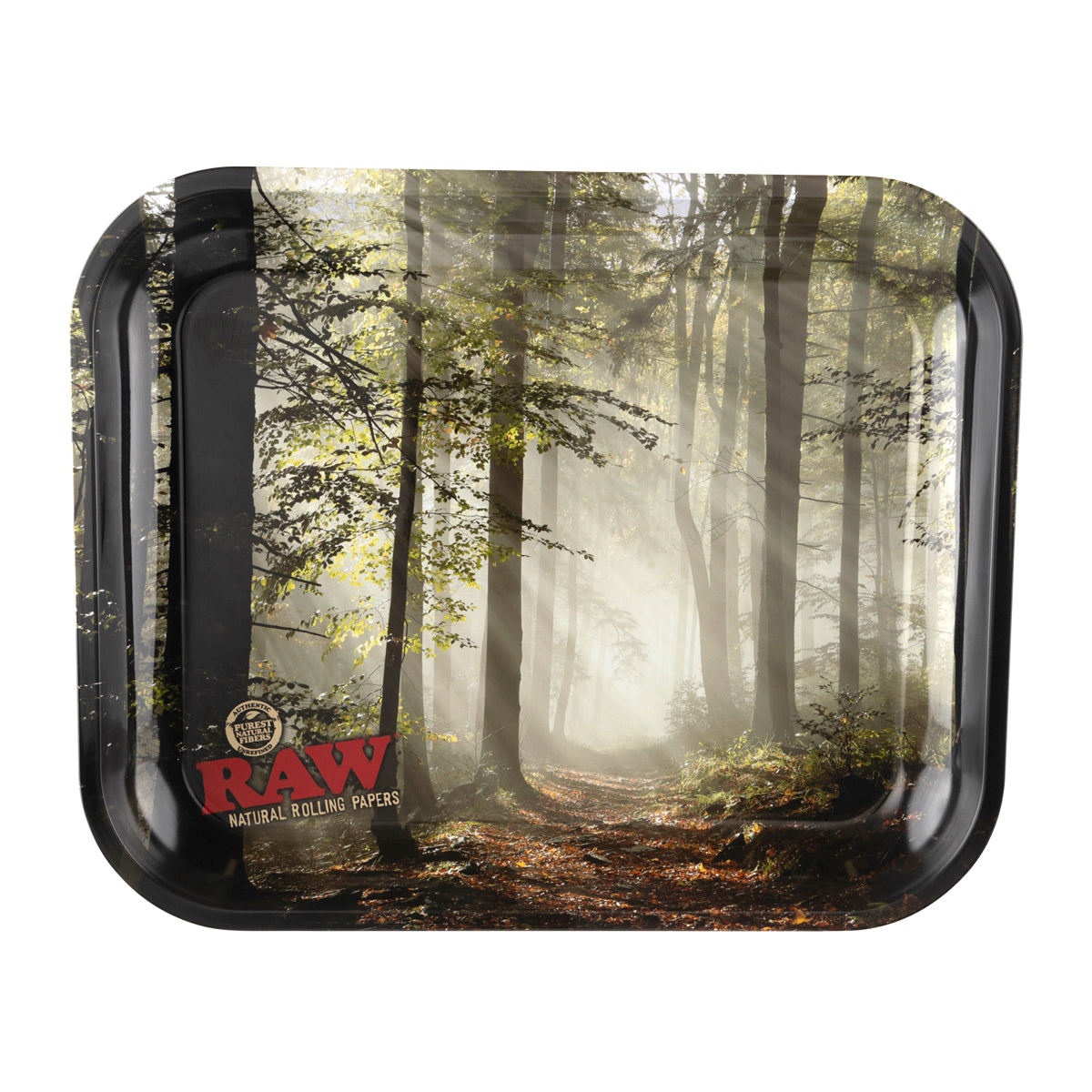 RAW® | 'Smokey Forest' Rolling Tray | Various Sizes - Metal