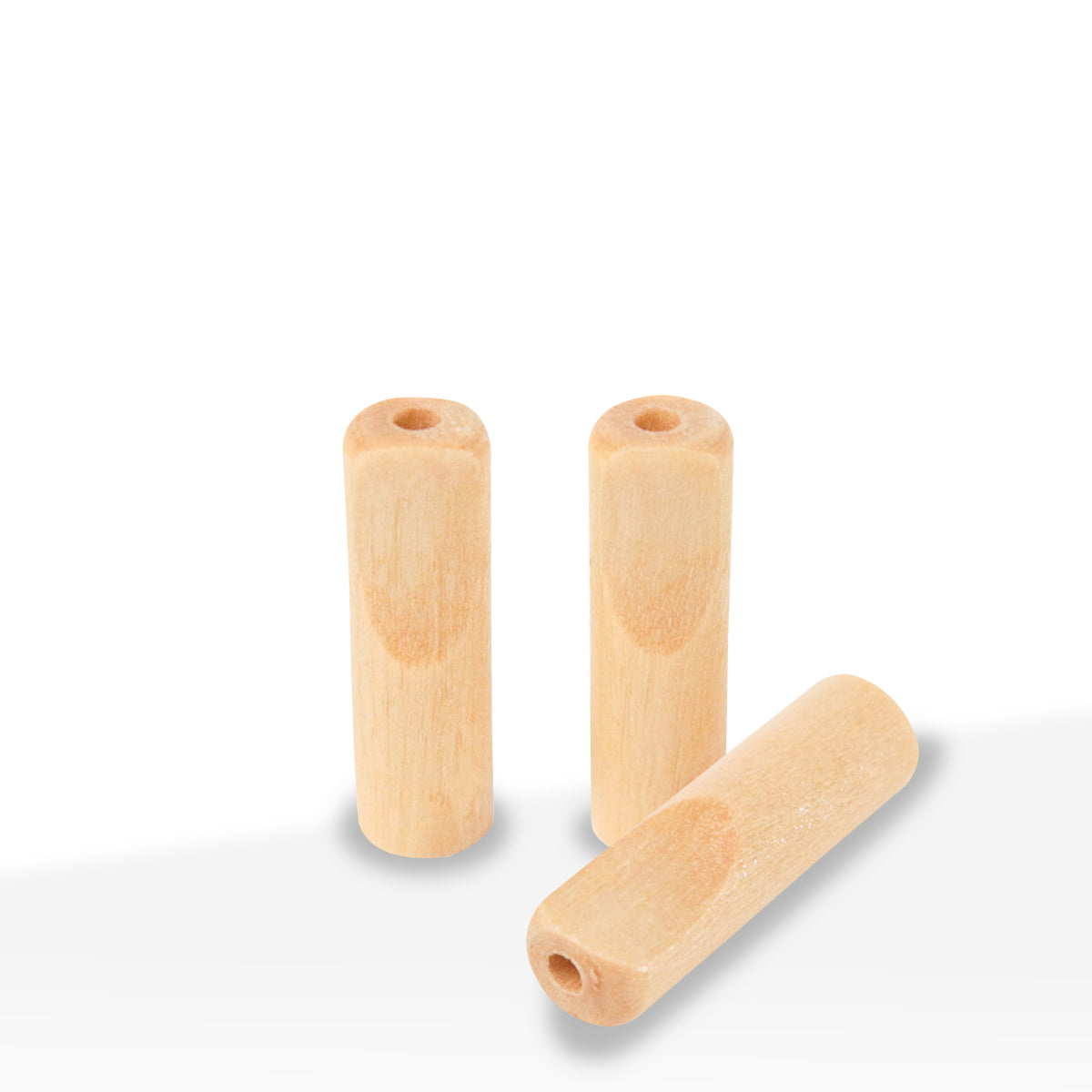 DaySavers | Filter Tips | Various Styles - 9mm - 20 Count - Biohazard Inc - Birch Wood Filter Tips
