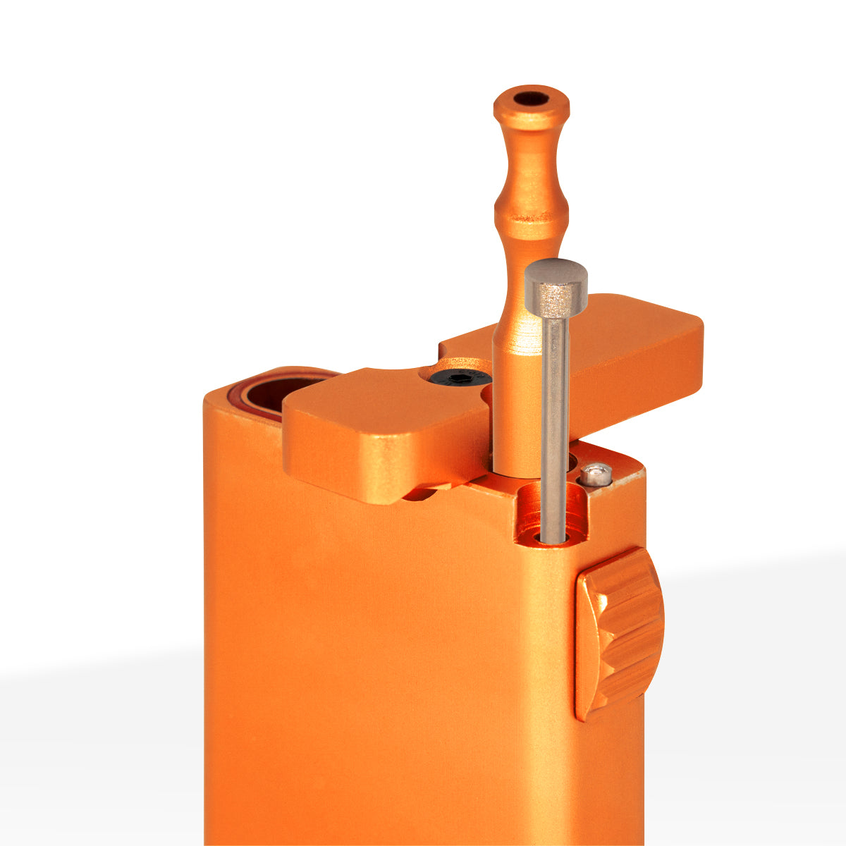 ONGROK | Dugout with One-Hitter Pipe | 3.25" - Aluminum - Various Colors - Biohazard Inc - Orange