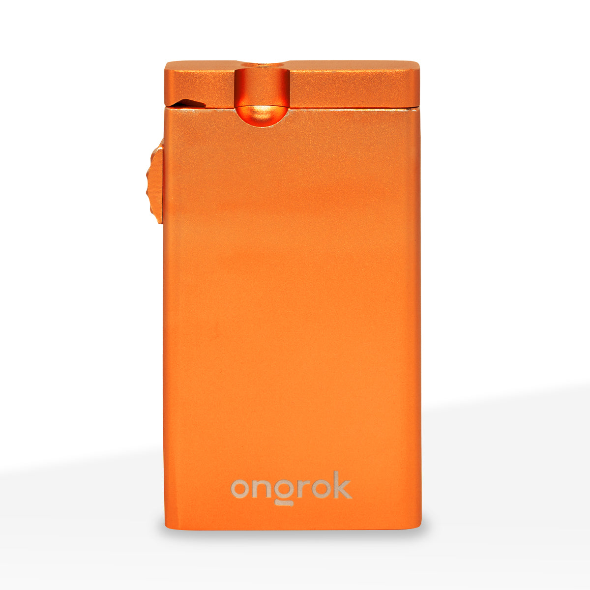 ONGROK | Dugout with One-Hitter Pipe | 3.25" - Aluminum - Various Colors - Biohazard Inc - Orange