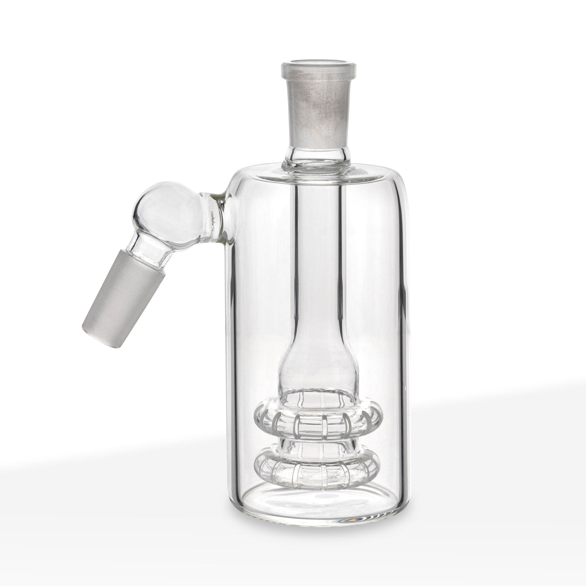 Ashcatcher | Double Showerhead Percolator | 4.5" - 14mm/14mm - 45°