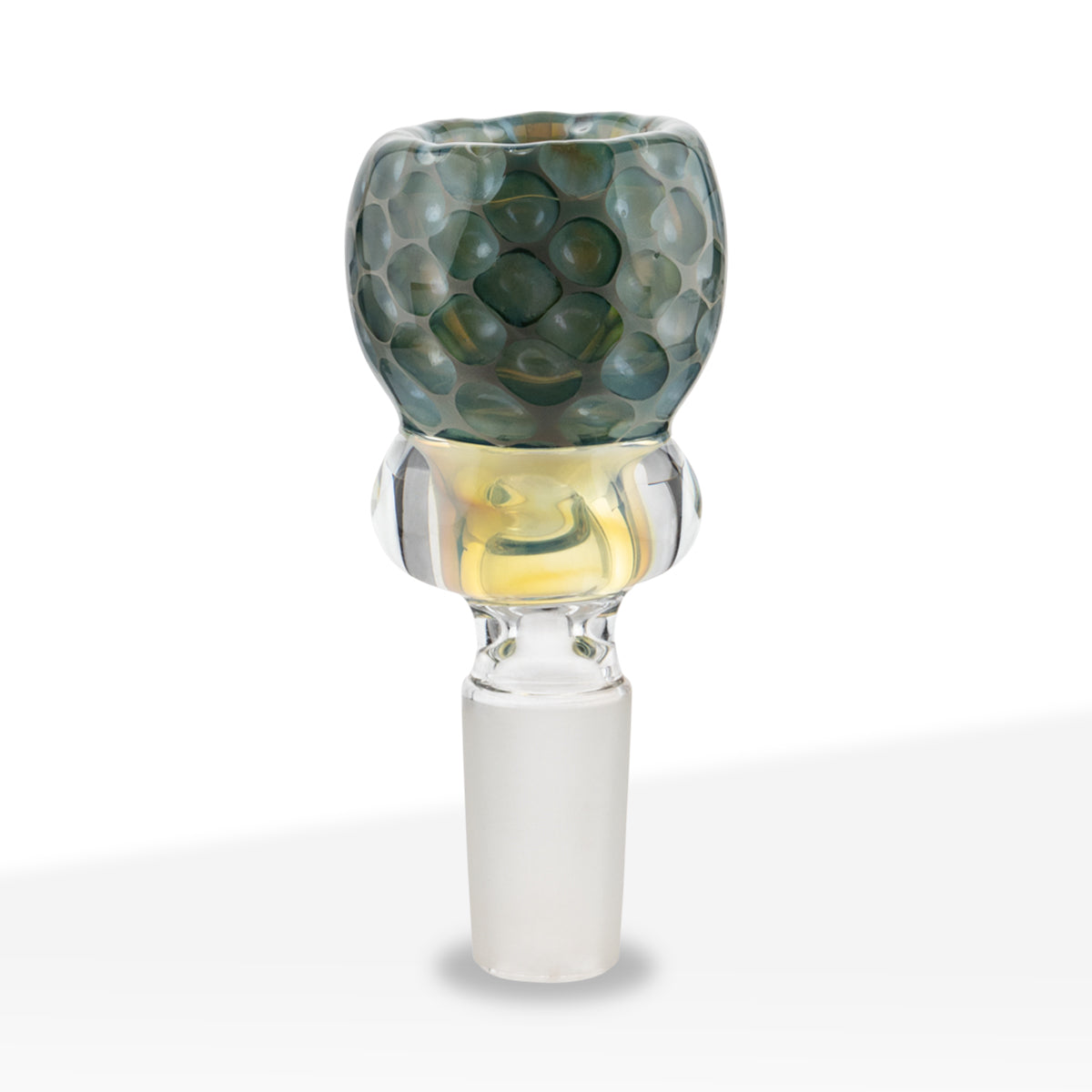 Bowl | Pastel Fumed Honeycomb Bowl | 14mm - Assorted Colors - Biohazard Inc