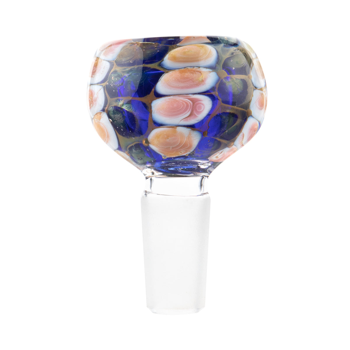 Bowl | Blue Marble Pattern | 14mm Male