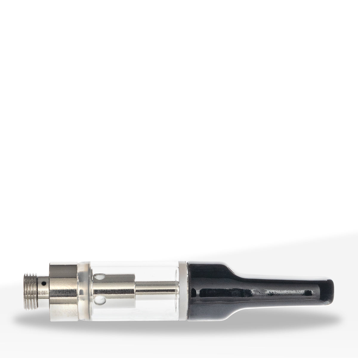 Vape Cartridge | Ceramic Coil w/ Black Flat Tip (510 Thread) | 0.5ml - Press On - 100 Count Biohazard Inc