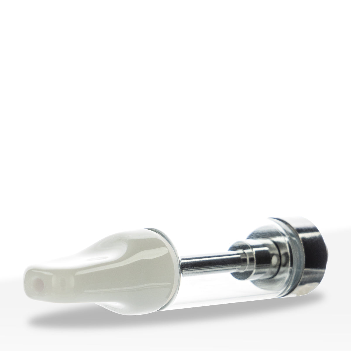 510 Vape Cartridge | Ceramic Coil with White Ceramic Mouth Tip | 2g - Press On - 100 Count - Biohazard Incv