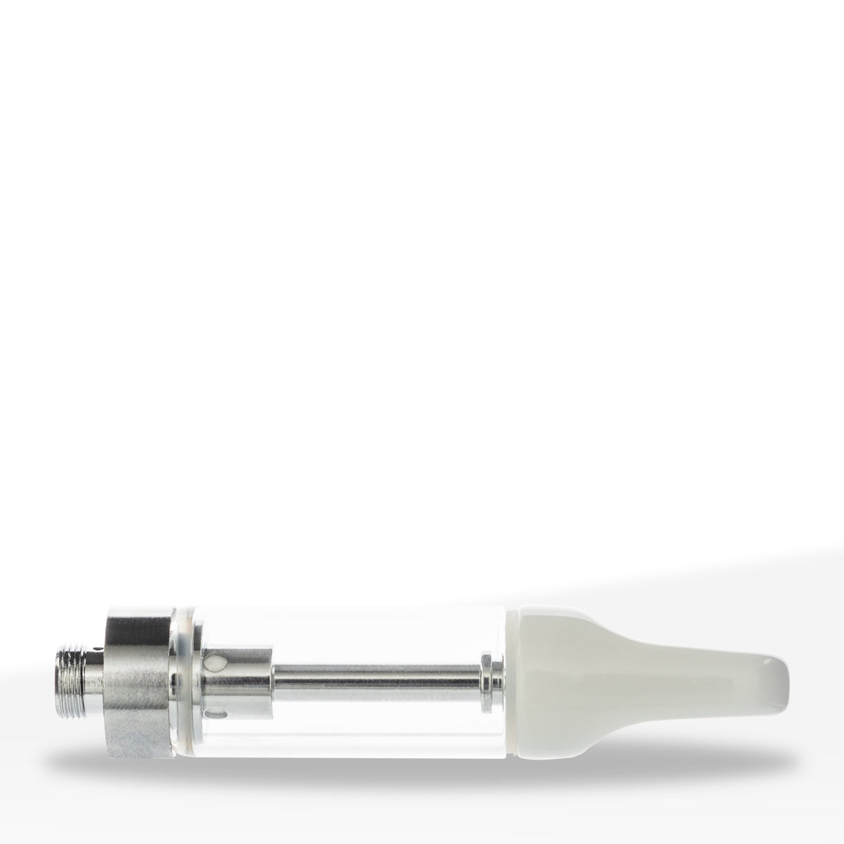 510 Vape Cartridge | Ceramic Coil with White Ceramic Mouth Tip | 2g - Press On - 100 Count - Biohazard Inc