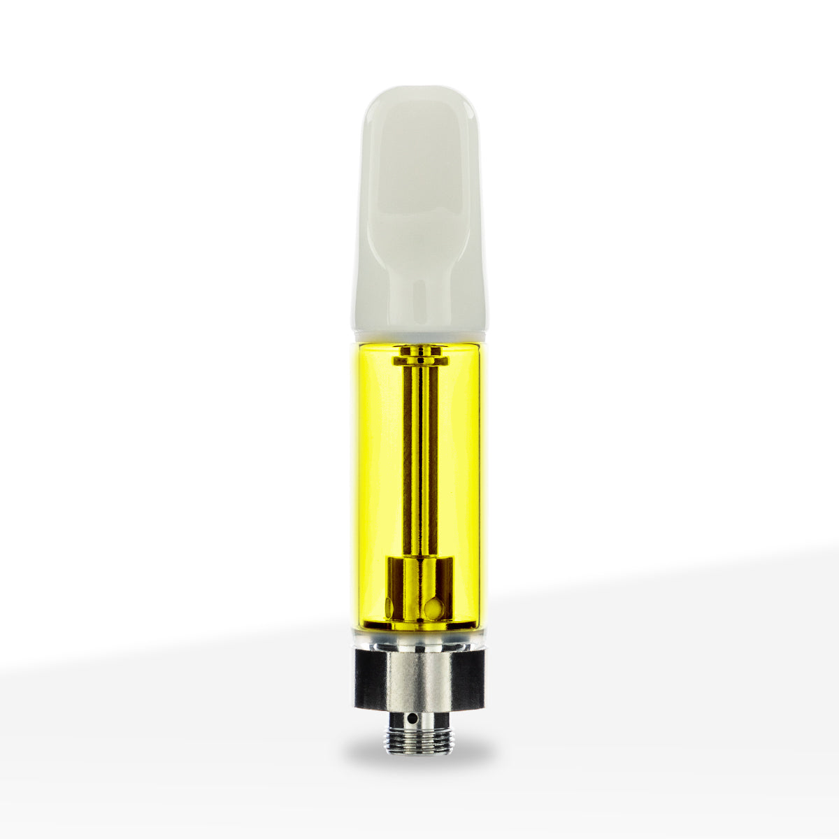 510 Vape Cartridge | Ceramic Coil with White Ceramic Mouth Tip | 2g - Press On - 100 Count - Biohazard Inc