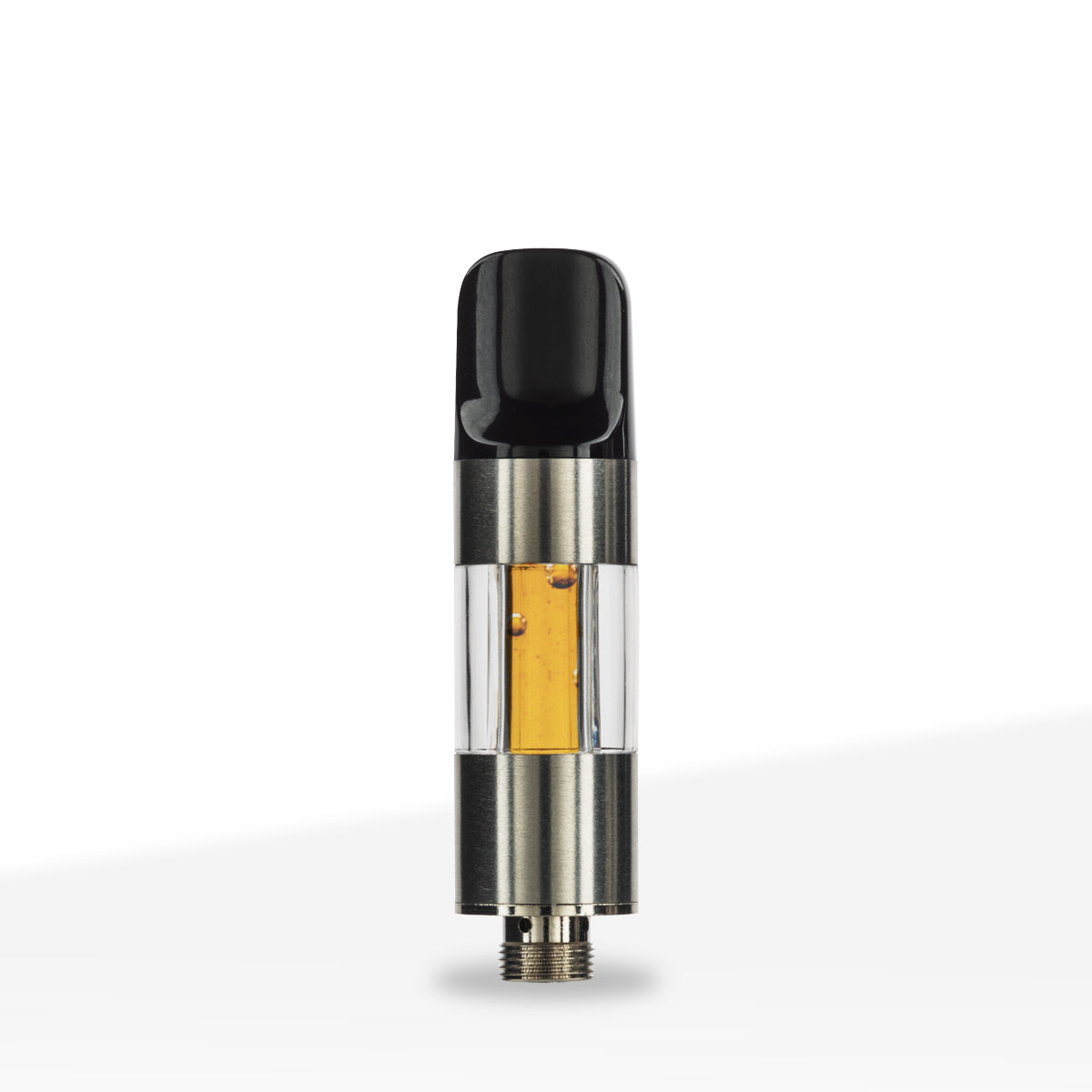 510 Vape Cartridge | Postless with Black Mouth Tip | 0.5g - Press On - 100 Count - Biohazard Inc