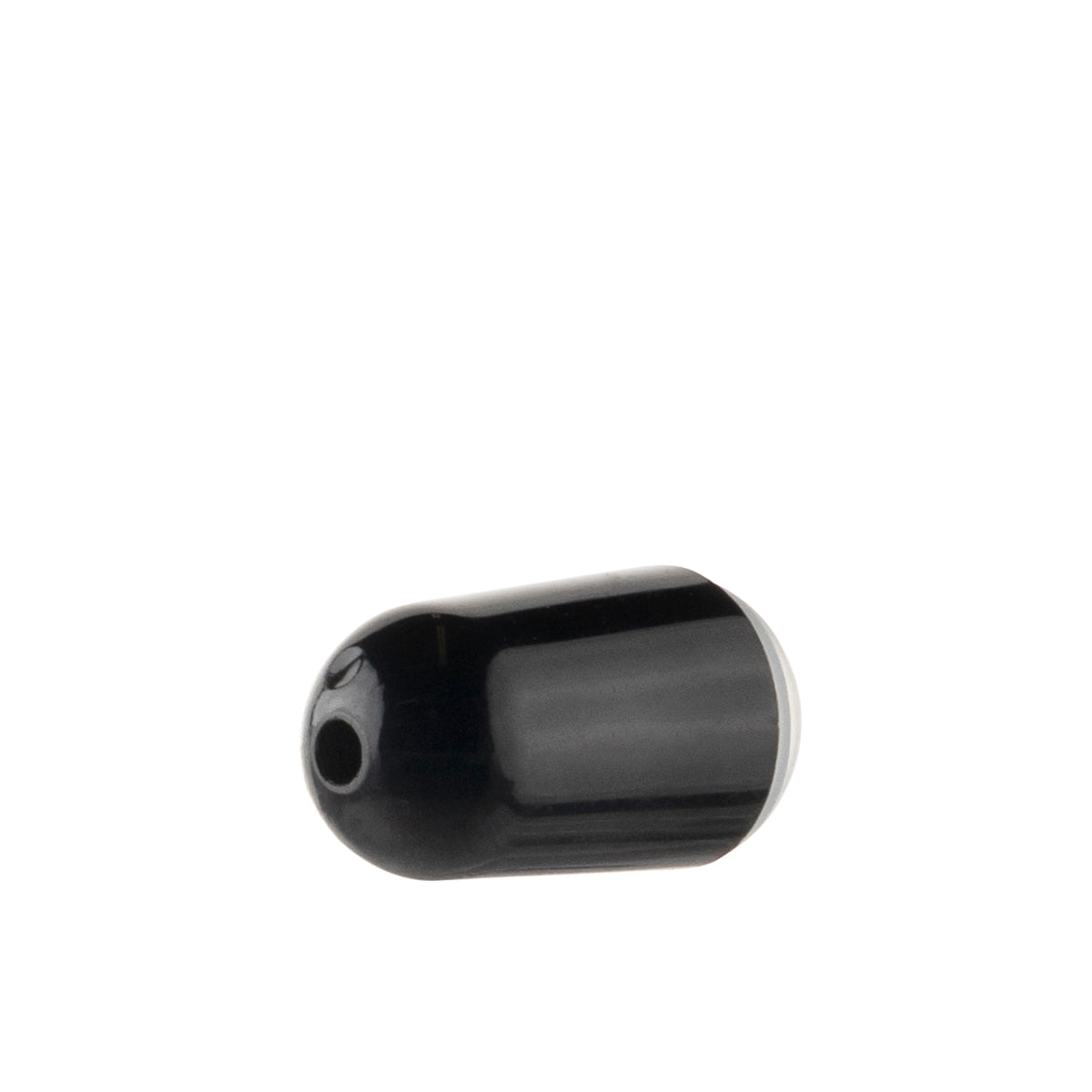 Cartridge Mouth Tip | Round Plastic | Black - Screw On - 100 Count