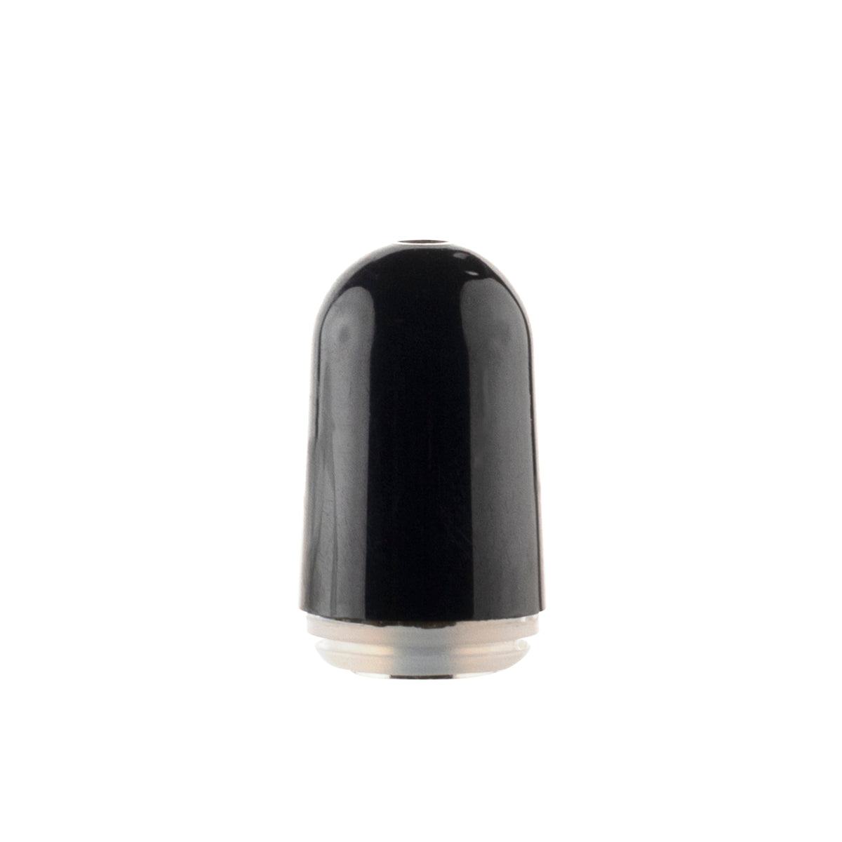 Cartridge Mouth Tip | Round Plastic | Black - Screw On - 100 Count