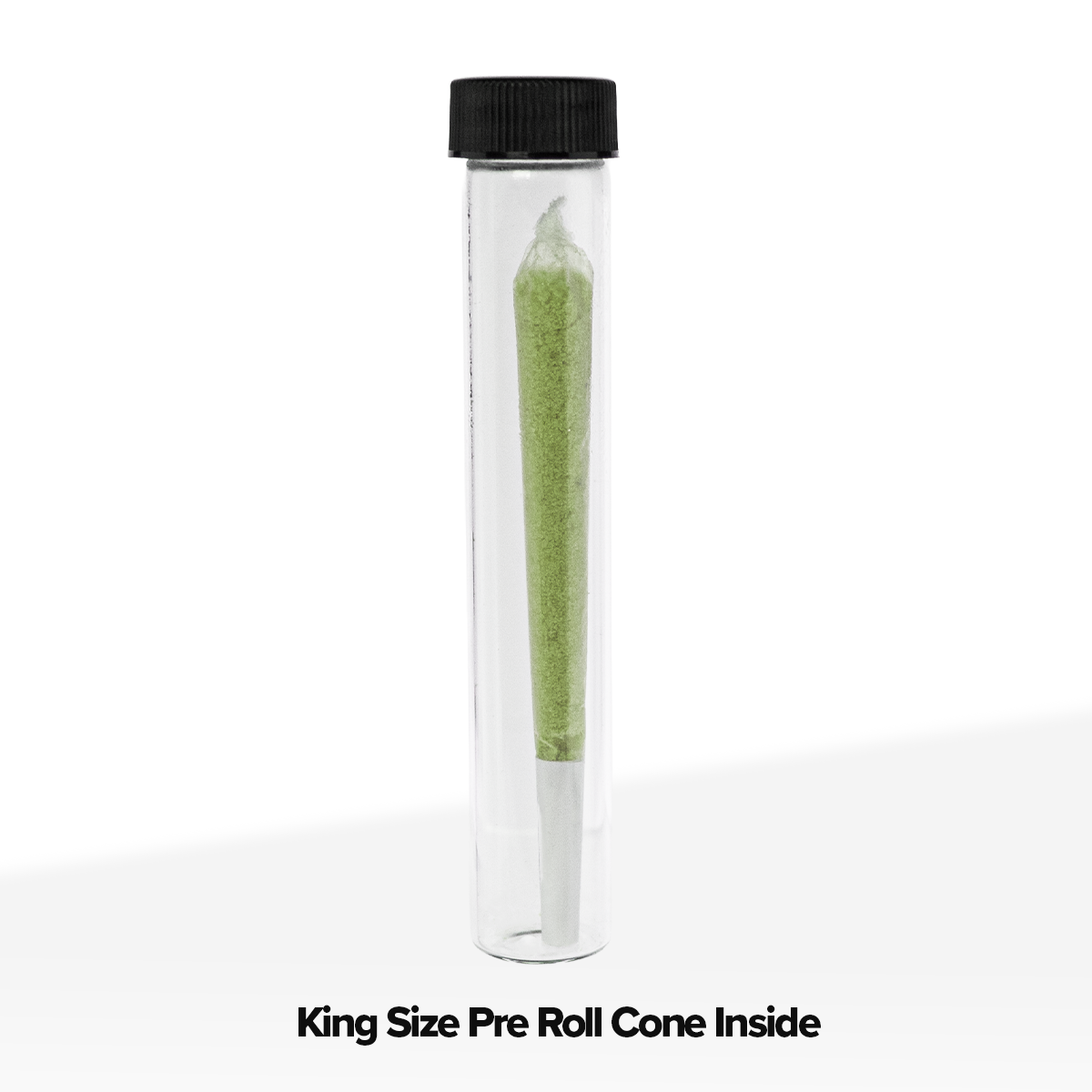 American Glass Vial | Pre-Roll Tube 20/400 Thread | 120mm - Clear - 240 Count Biohazard Inc