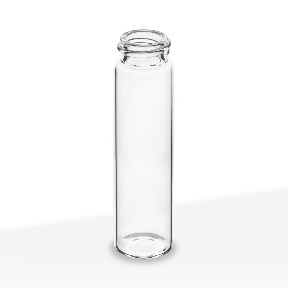 American Glass Vial | Blunt Tube 20-400 Thread | 85mm - Clear - 203 Count Biohazard Inc