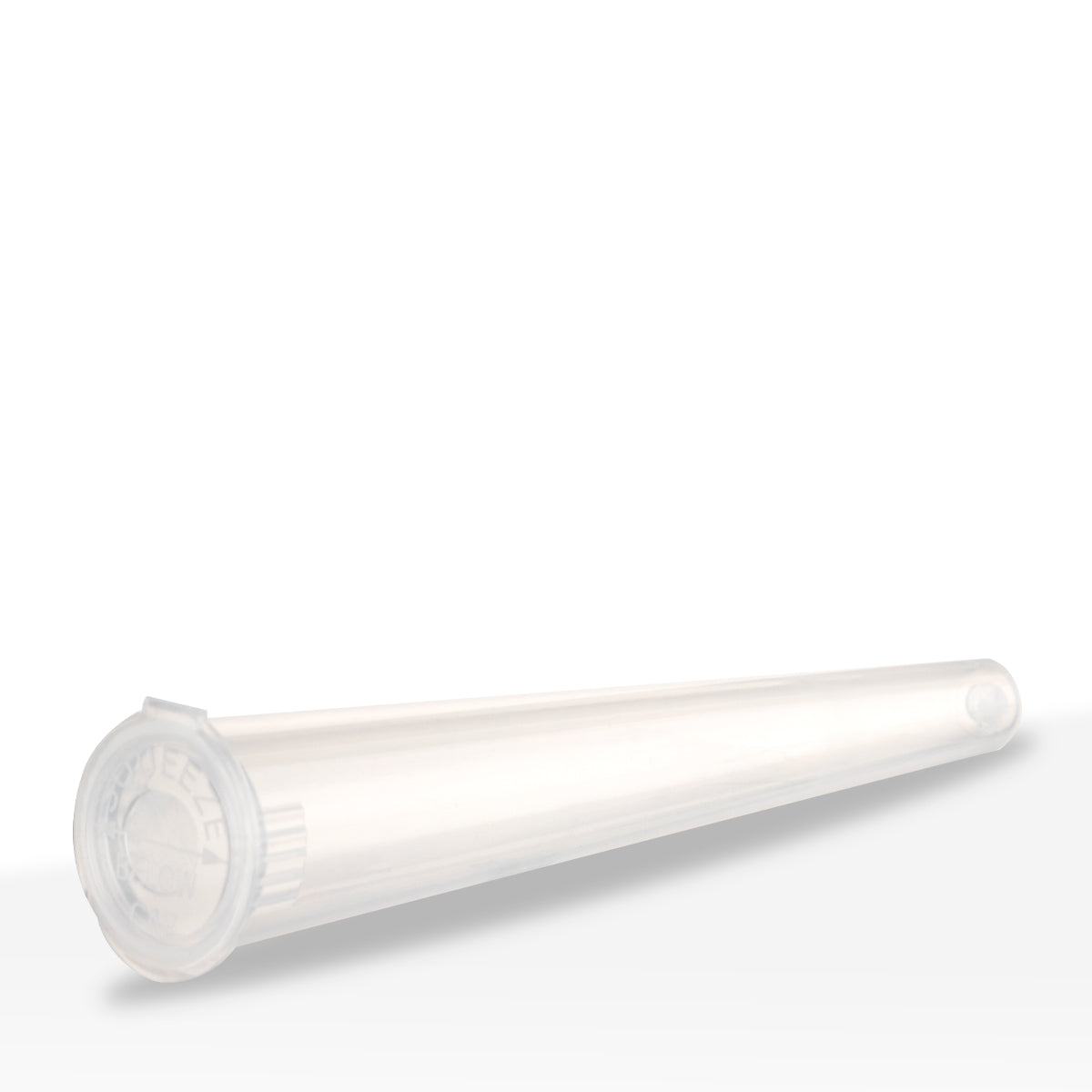 Child Resistant | Pop Top Conical Pre-Roll Tubes | 109mm - Clear - 1000 Count