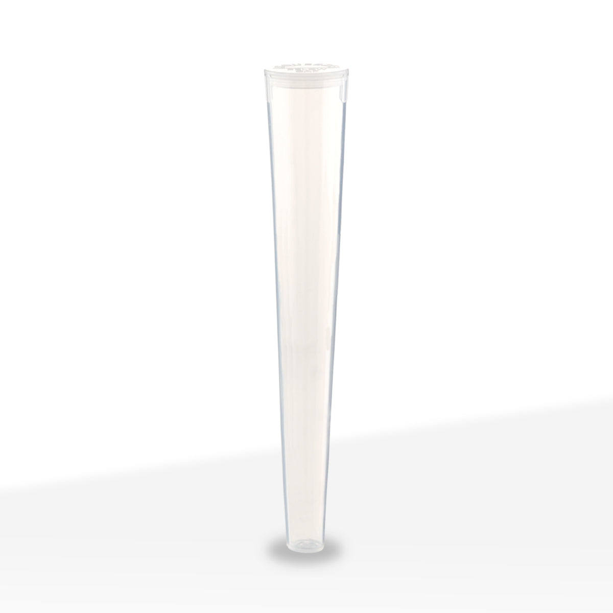 Child Resistant | Pop Top Conical Pre-Roll Tubes | 109mm - Clear - 1000 Count