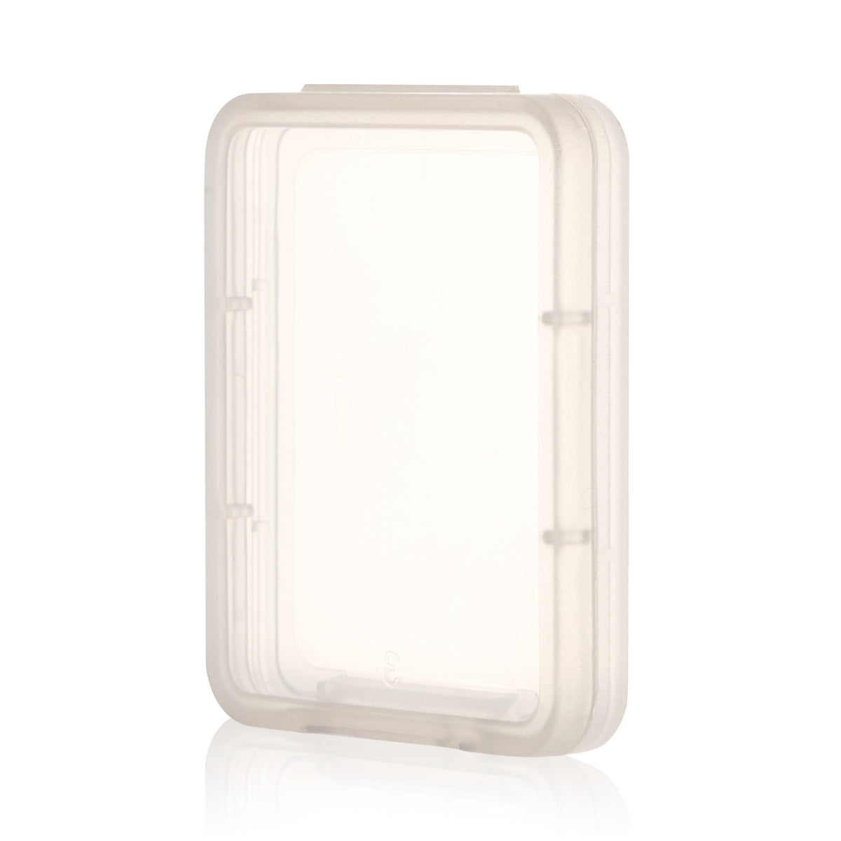 Plastic Concentrate Container | Hinged Slim Shatter | 7.5mm - Clear - 200 Count