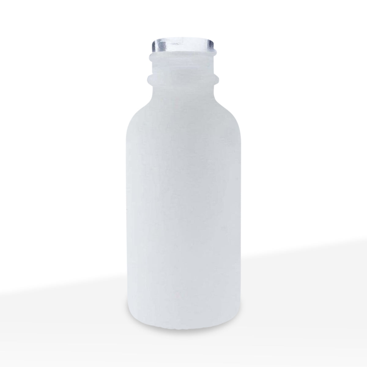 Glass Bottle | Boston Round Glass Bottles Matte White | 20mm - 1oz - 180 Count