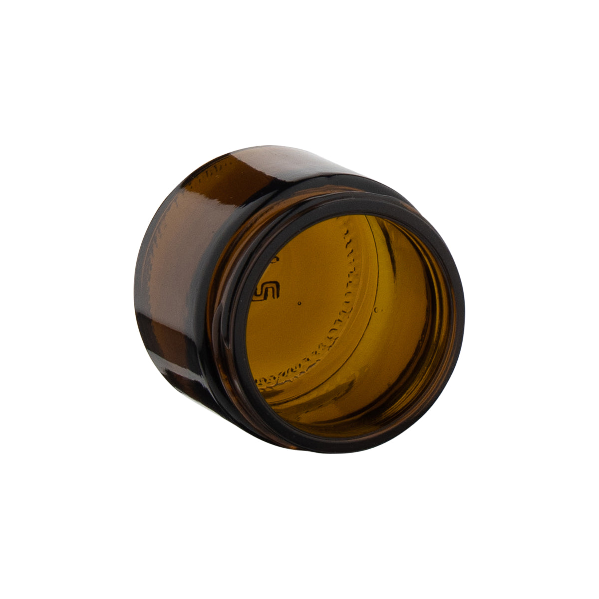 Glass Jars | Straight Sided 53/400 Thread | 2oz - Amber - 24 Count - Biohazard Inc