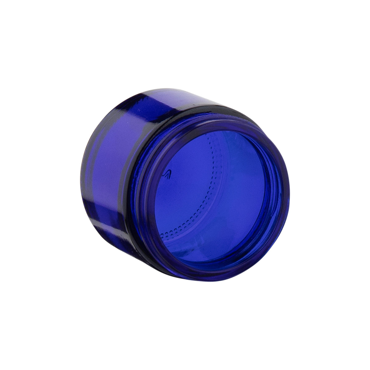 Glass Jars | Straight Sided 53/400 Thread | 2oz - Cobalt Blue - 42 Count - Biohazard Inc