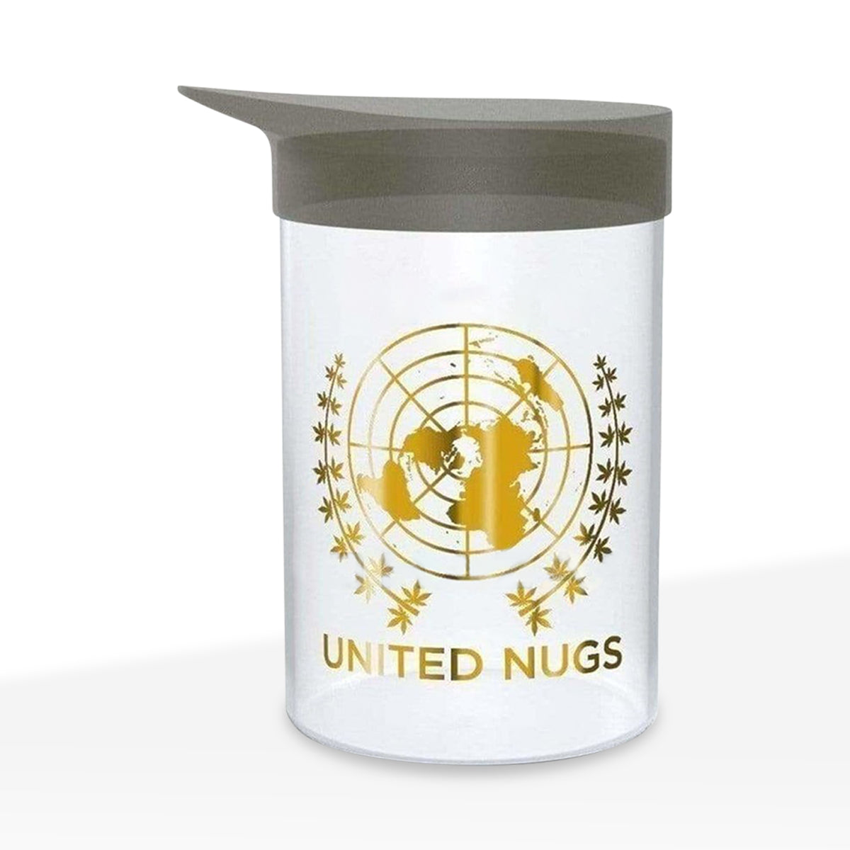 Nug Jar | Glass Jar w/ Silicone Lid | 32oz - United Nugs Logo