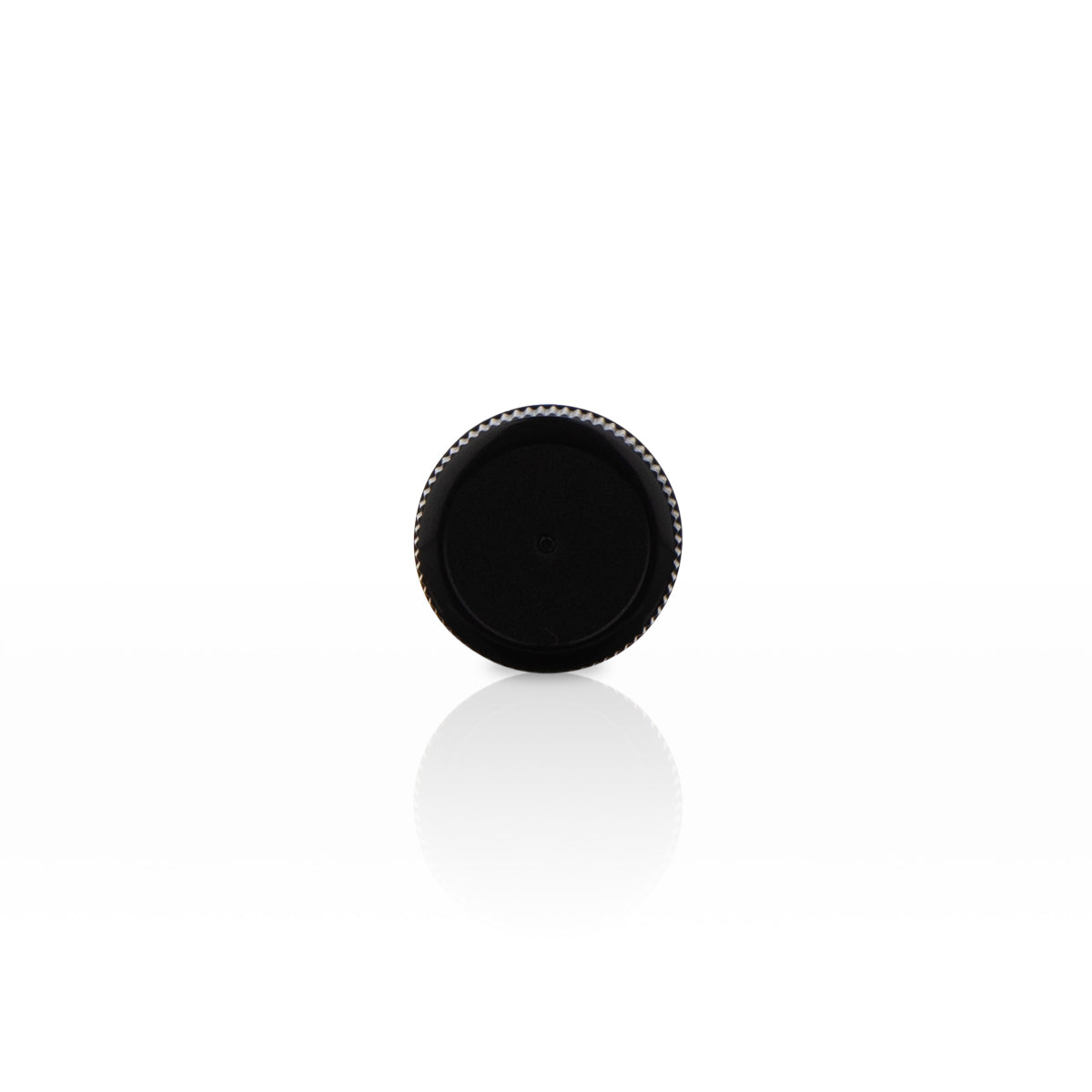 Plastic Cap | Ribbed w/ Foam Liner | 20mm - Black - 240 Count