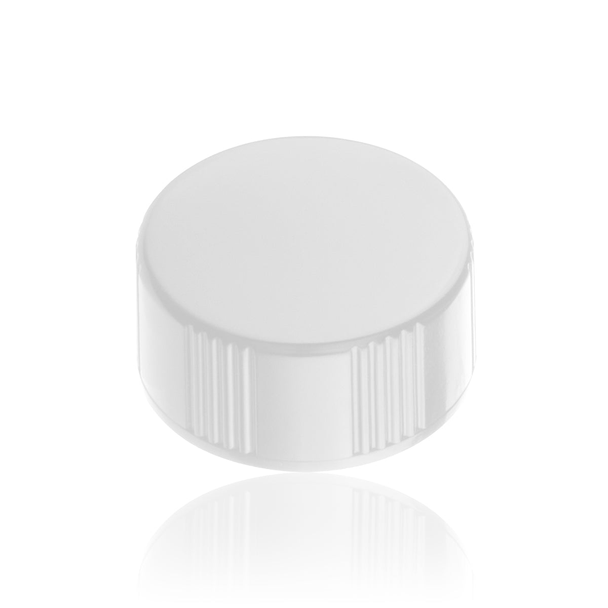 Plastic Caps | Urea w/ Cone Liner | 20mm - White - 240 Count