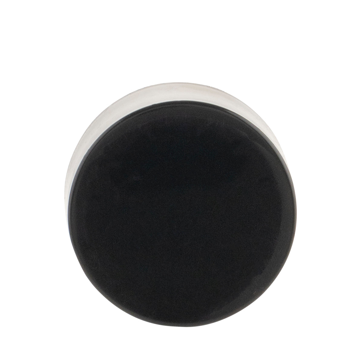 Child Resistant Plastic Caps | Smooth Gloss w/ Foil Liner | 28mm - Black - 126 Count