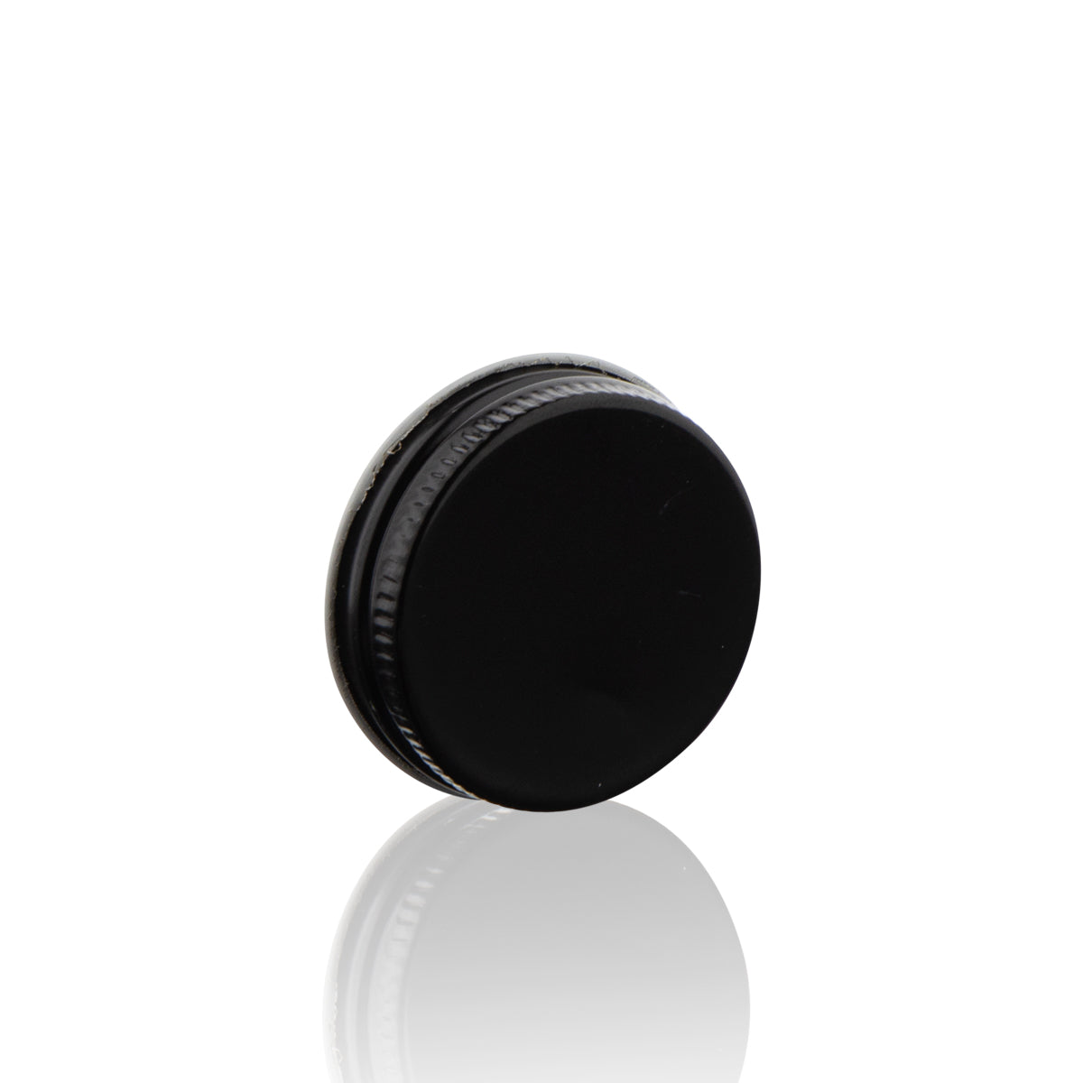 Metal Caps | Ridged Lid w/ Plastisol Liner | 38mm - Black - 252 Count