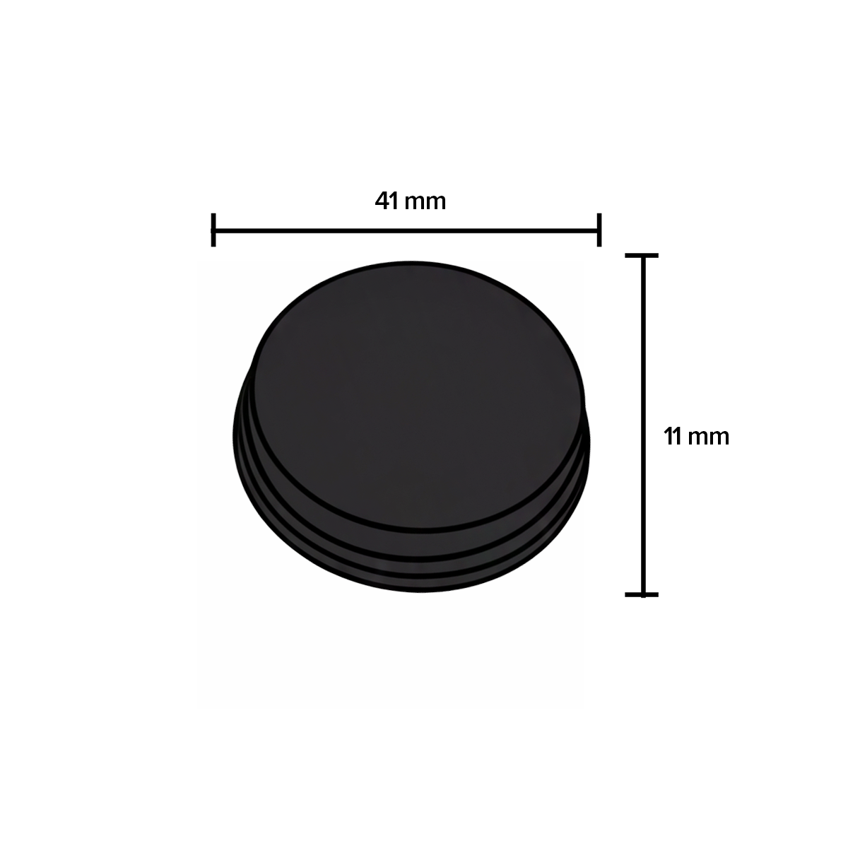 Metal Caps | Ridged Lid w/ Plastisol Liner | 38mm - Black - 252 Count - Biohazard Inc