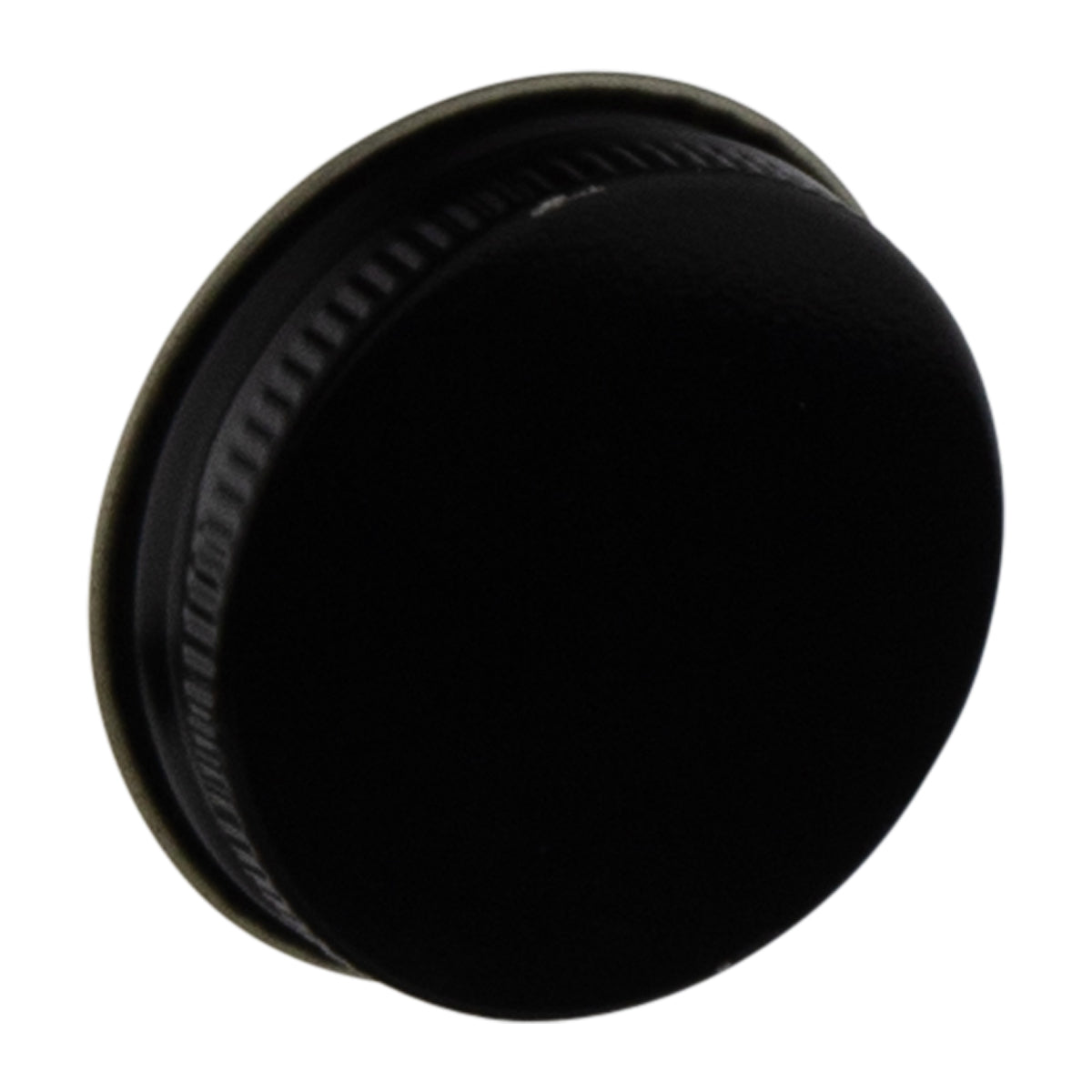 Metal Caps | Ridged Lid w/ Plastisol Liner | 43mm - Black