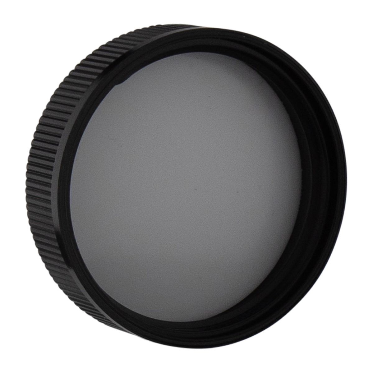 Child Resistant Plastic Caps | Debossed Ribbed w/ Foam Liner | 53mm - Black